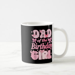 Vader van het verjaardagsmeisje Familie Roze Coque Koffiemok