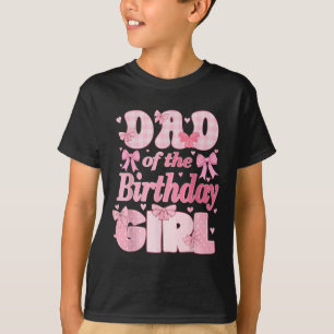 Vader van het verjaardagsmeisje Familie Roze Coque T-shirt