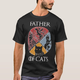Vader van katten t-shirt