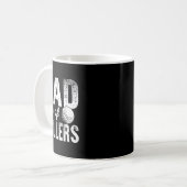 Vader van Llers Golf Bowling Dad Bod Koffiemok (Voorkant links)