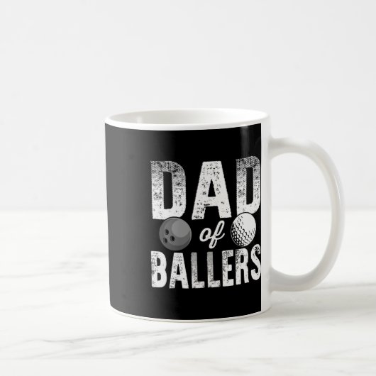 Vader van Llers Golf Bowling Dad Bod Koffiemok (Rechts)