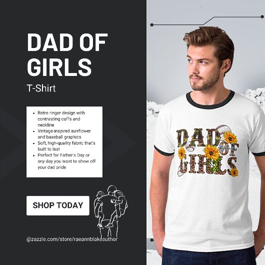 Vader van Meisjes T-Shirt