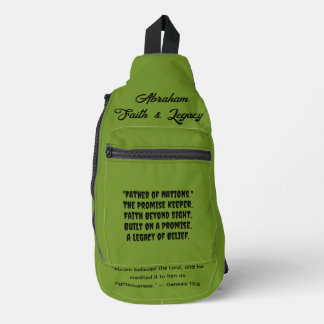 "Vader van Naties" Bijbelse geloofsschoudertas Sling Bag