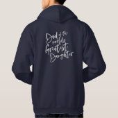 Vader van 's werelds grootste dochter. hoodie (Achterkant)