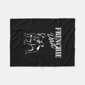 vader van schattige franchie | Gratis cadeau voor  Fleece Deken (Voorkant (Horizontaal))