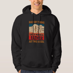 Vader van tweelingen als een normale vader, een ni hoodie