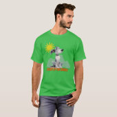 Vader van vier baby's meisje t-shirt (Voorkant volledig)