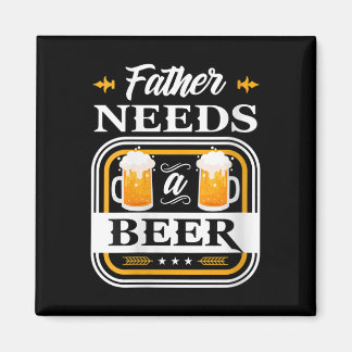 Vader van vrouwen heeft een biertje nodig Bruid en Magneet