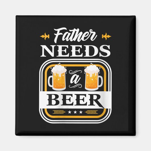 Vader van vrouwen heeft een biertje nodig Bruid en Magneet (Voorkant)