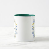 Vader van Wilde Bloemen Bloemenkrans Aangepaste Na Mok (Midden)