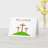 Vader Vergeef Hun kaart (Gele Bloem)