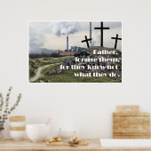 Vader vergeeft hen Poster (Keuken)