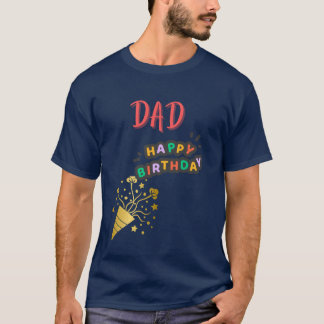 Vader Verjaardag Vader Golden Abundance Gepersonal T-shirt