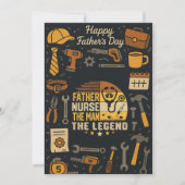  Vader Verpleegster De Man Legende Levenstuin Kaart (Voorkant)