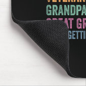 Vader Veteraan Grappige Opa Grote Opa Vaders Da Muismat (Hoek)