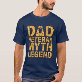 Vader veteraan mythe legende, Vaderdag T-shirt