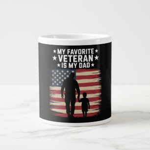 Vader Veteranen Dag Papa Trots Grote Koffiekop