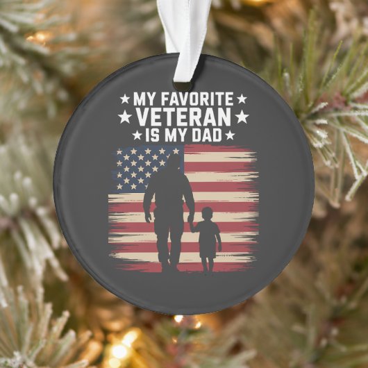 Vader Veterans Day Papa Trots Ornament (Boom)