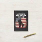 Vader Veterans Day Papa Trots Post-it® Notes (Op bureau)