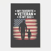 Vader Veterans Day Papa Trots Post-it® Notes (Voorkant)