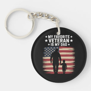 Vader Veterans Day Papa Trots Sleutelhanger