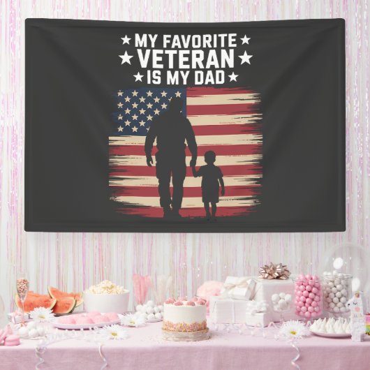 Vader Veterans Day Papa Trots Spandoek (Feest)