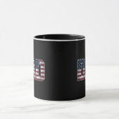  Vader Vlag VS ,Amerikaanse Daddy Vaderdag Mok (Midden)