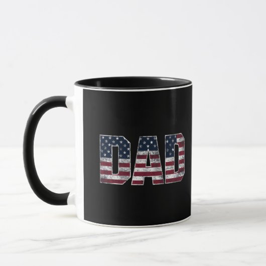  Vader Vlag VS ,Amerikaanse Daddy Vaderdag Mok (Links)
