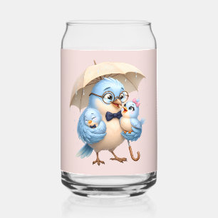 Vader Vogel Glas Drinkware
