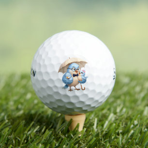 Vader Vogel Golfbal Cadeau voor Vader Speler Golfballen