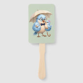 Vader Vogel Handventilator Zomer Cadeau Handwaaier (Voorkant)