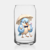 Vader Vogel Kan Glas | Vaderdag Cadeau voor Vader (Voorkant)
