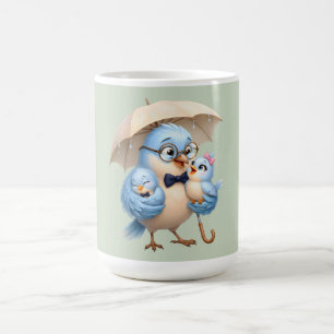 Vader Vogel Koffiemok Familie