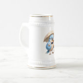 Vader Vogel Koffiemok Geschenk voor Vader Bierpul (Voorkant links)