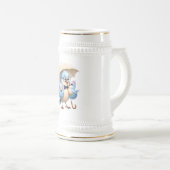 Vader Vogel Koffiemok Geschenk voor Vader Bierpul (Voorkant rechts)