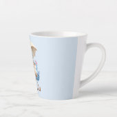 Vader Vogel Latte Mok Geschenk voor Vader (Rechts)
