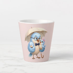 Vader Vogel Latte Mok Kop Cadeau voor Familie