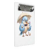 Vader Vogel Mini Klembord Kantoor Cadeau (Schuin)