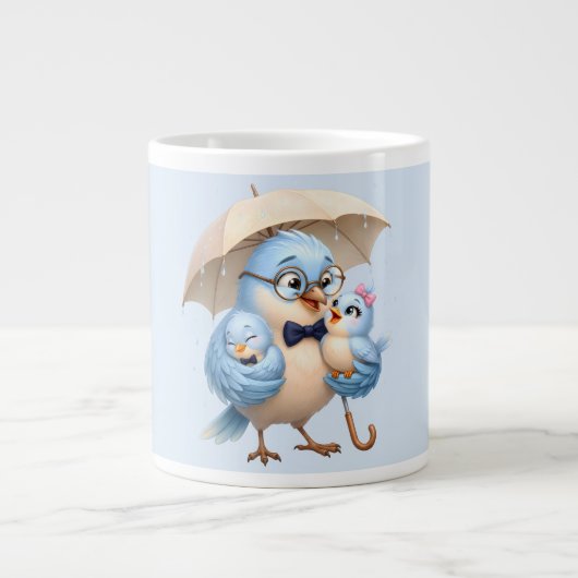 Vader Vogel Mok voor Vaderdag Koffie (Voorkant)