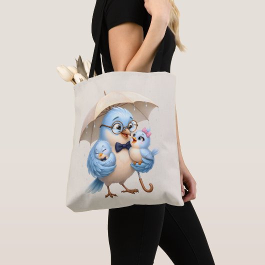Vader Vogel Tote Tas Dagelijkse Carry (Dichtbij)