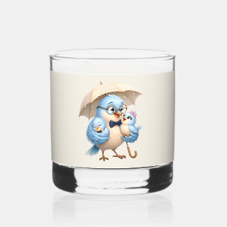 Vader Vogel Whiskeyglas Cadeau voor Vader Whisky Glas