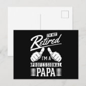 Vader voor vervroegde pensionering briefkaart (Voorkant / Achterkant)