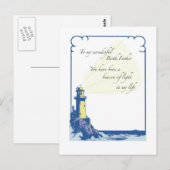 Vader voor vuurtoren, Vaderdag Briefkaart (Voorkant / Achterkant)