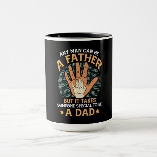 Vader vs. Papa: Het Hartverwarmende Verschil Mok (Midden)