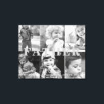 Vader We Love You Six Foto Canvas Afdruk<br><div class="desc">FatherWe Love You Zes Fotodoek. Papa kan veranderd worden in elke vermaak. Pas namen en foto's aan. Kan typografie verwijderen.</div>