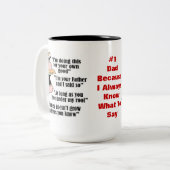 Vader Wisdom Tweekleurige Koffiemok (Voorkant links)