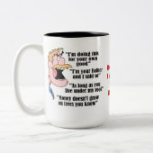 Vader Wisdom Tweekleurige Koffiemok (Links)