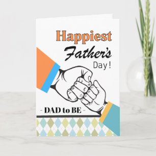 Vader wordt eerste bult op vaderdag kaart