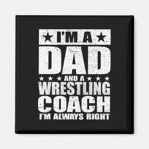 Vader Wrestling Coach Coaches Vaderdag Shirten GIF Magneet
