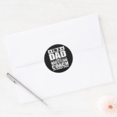 Vader Wrestling Coach Coaches Vaderdag Shirten GIF Ronde Sticker (Envelop)